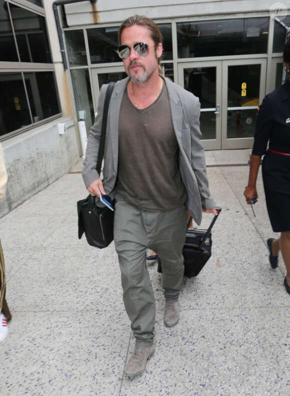 Brad Pitt à Los Angeles le 21 juillet 2013.