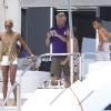 Boris Becker en vacances avec sa femme Lilly Kerssenberg et ses enfants à Formentera en Espagne le 21 juillet 2013.