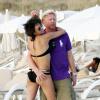 Boris Becker et sa femme Lilly Kerssenberg très amoureux à Formentera en Espagne le 21 juillet 2013.