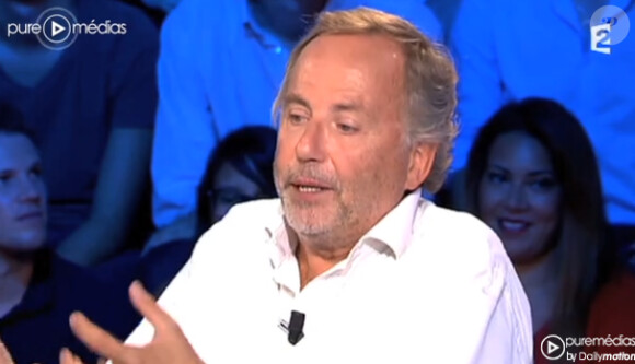 Fabrice Luchini, survolté, dans On n'est pas couché sur France 2 le 7 septembre 2013