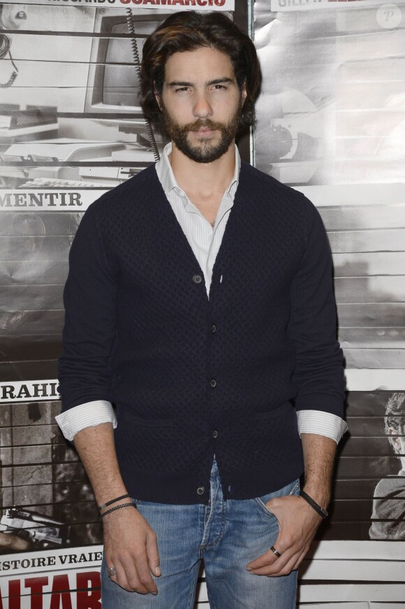 Tahar Rahim lors de l'avant-première du fim "Gibraltar" à l'UGC les Halles à Paris le 9 septembre 2013