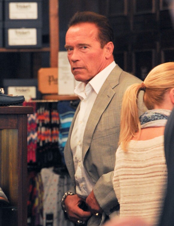 Arnold Schwarzenegger à Londres - juillet 2013