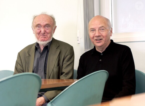Albert Jacquart et Jacques Gaillot à Paris, le 7 juin 2005.