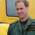  Le prince William en 2010, promu au 22e escadron de recherche et de sauvetage de la RAF 