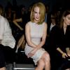 Nicole Kidman, ravissante au premier rang du défilé Calvin Klein printemps-été 2014. New York, le 12 septembre 2013.