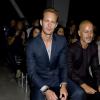 Alexander Skarsgard et Italo Zuccheli assistent au défilé Calvin Klein printemps-été 2014 aux studios Spring. New York, le 12 septembre 2013.