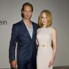 Alexander Skarsgard et Nicole Kidman lors du défilé Calvin Klein printemps-été 2014 aux studios Spring. New York, le 12 septembre 2013.