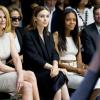 Anna Wintour, Virginia Smith, Nicole Kidman, Rooney Mara et Naomie Harris assistent au défilé Calvin Klein printemps-été 2014 aux studios Spring. New York, le 12 septembre 2013.