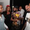 Kanye West et Fabolous assistent à la soirée d'écoute de l'album My Name is My Name de Pusha T à l'Industria Superstudio. New York, le 11 septembre 2013.