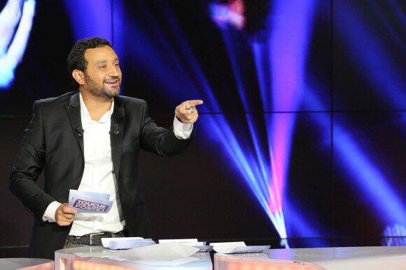 Exclusif - Cyril Hanouna lors de la première de l'émission "Touche pas à mon poste" sur la chaîne D8 à Paris. Le 2 septembre 2013.