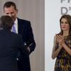 Letizia et Felipe d'Espagne remettaient le 16 septembre 2013 à Valence les Prix nationaux de l'Innovation et du Design.