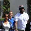 Lebron James et sa jeune épouse Savannah lors de leur arrivée à Rome pour leur lune de miel, le 17 septembre 2013