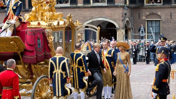 Reine Maxima : Épouse en or pour le 1er 'Prinsjesdag' du roi Willem-Alexander