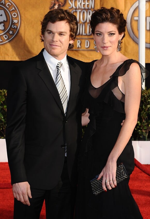 Michael C. Hall et Jennifer Carpenter à Los Angeles, le 25 janvier 2009.