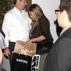 Jennifer Aniston rejoint des amis à un dîner au Cecconi's Restaurant à West Hollywood, Los Angeles, le 17 septembre 2013.