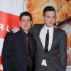 Jason Biggs et Eddie Kaye Thomas à la première du film "American Pie 4" à Hollywood, le 19 mars 2012.