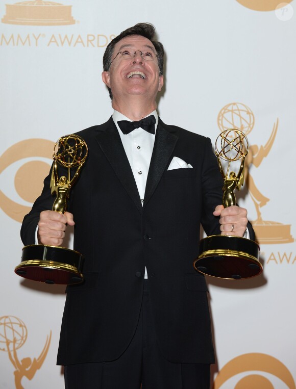 Stephen Colbert lors des 65e Primetime Emmy Awards à Los Angeles, le 22 septembre 2013.