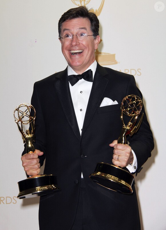 Stephen Colbert lors des 65e Primetime Emmy Awards à Los Angeles, le 22 septembre 2013.