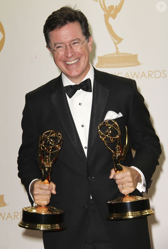 Stephen Colbert lors des 65e Primetime Emmy Awards à Los Angeles, le 22 septembre 2013.