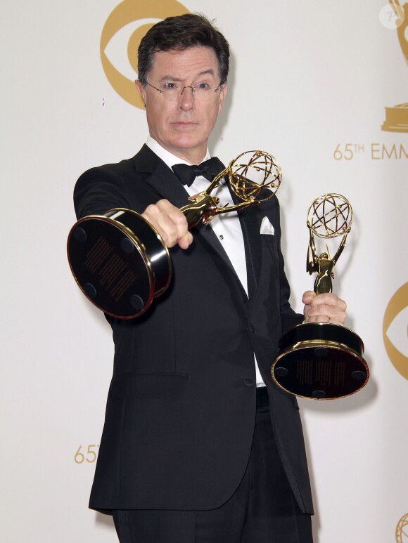 Stephen Colbert lors des 65e Primetime Emmy Awards à Los Angeles, le 22 septembre 2013.