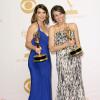 Tina Fey et Tracey Wigfield lors des 65e Primetime Emmy Awards à Los Angeles, le 22 septembre 2013.