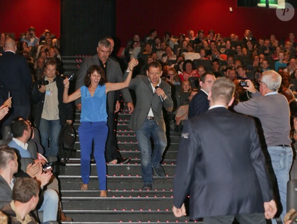 Valérie Bonneton et Dany Boon présentaient leur film Eyjafjallajokull à Lille le 20 septembre 2013
