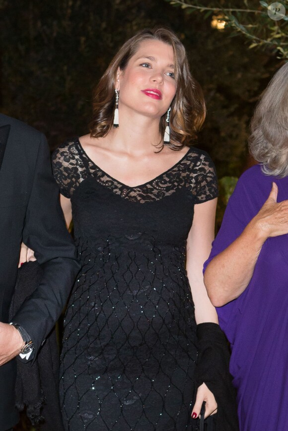 Charlotte Casiraghi au dîner de charité organisé par les Amis du Nouveau Musée National à la Villa Paloma, Monaco le 17 septembre 2013.