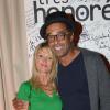 Yannick Noah et sa femme Isabelle Camus à Paris le 30 mai 2013.