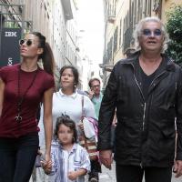 Flavio Briatore : Shopping en famille avec sa belle Elisabetta et leur fils