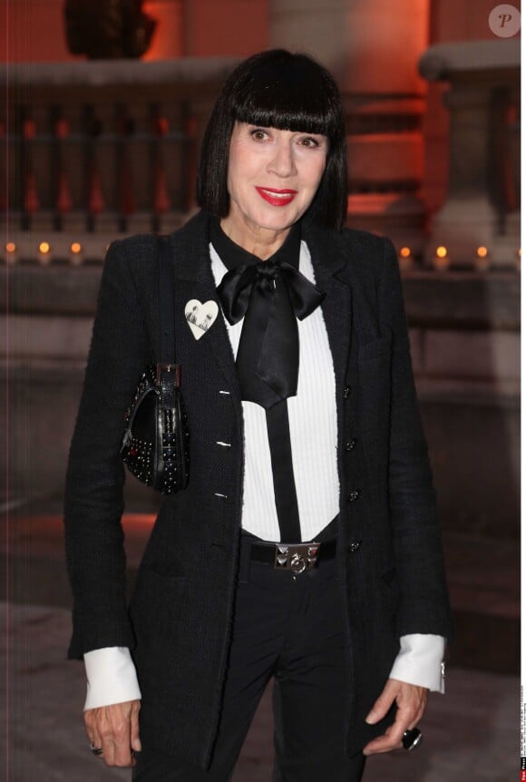 Chantal Thomass lors de la soirée organisée en l'honneur d'Azzedine Alaïa au Palais Galliera le 25 septembre 2013