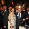 Silvio Berlusconi et sa fiancée Francesca Pascale à Bari, le 12 avril 2013.
