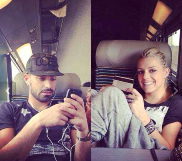 Vincent et Alexia de Secret Sotry 7, inséparables même dans un TGV.