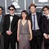 The Lumineers lors de la 55e ceremonie des Grammy Awards à Los Angeles le 10 février 2013.