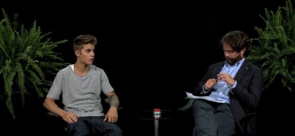 Justin Bieber invité dans Between Two Ferns.