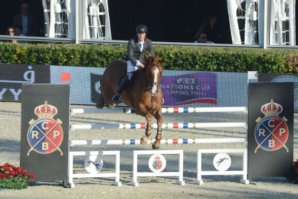 Sergio Alvarez Moya, époux de Marta Ortega, au Jumping de Barcelone le 26 septembre 2013.