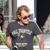 Johnny Hallyday à Malibu, le 28 septembre 2013