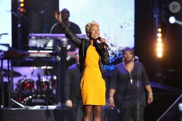 Emeli Sandé au concert "Unity : A concert for Stephen Lawrence", à Londres, le 29 septembre 2013.