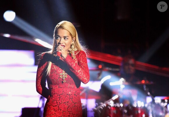 Rita Ora au concert "Unity : A concert for Stephen Lawrence", à Londres, le 29 septembre 2013.