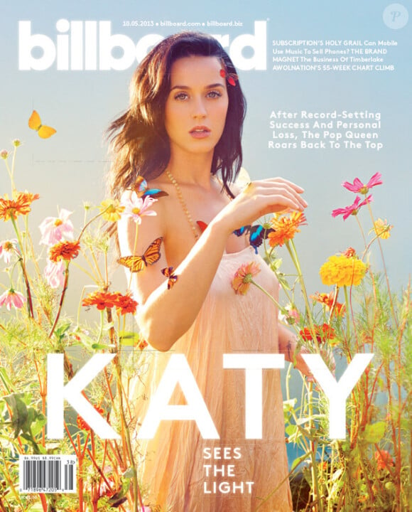 Katy Perry fait la couverture de Billboard, octobre 2013.