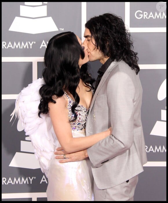 Katy Perry et Russell Brand à la 53e cérémonie des Grammy Awards à Los Angeles, le 13 février 2011.