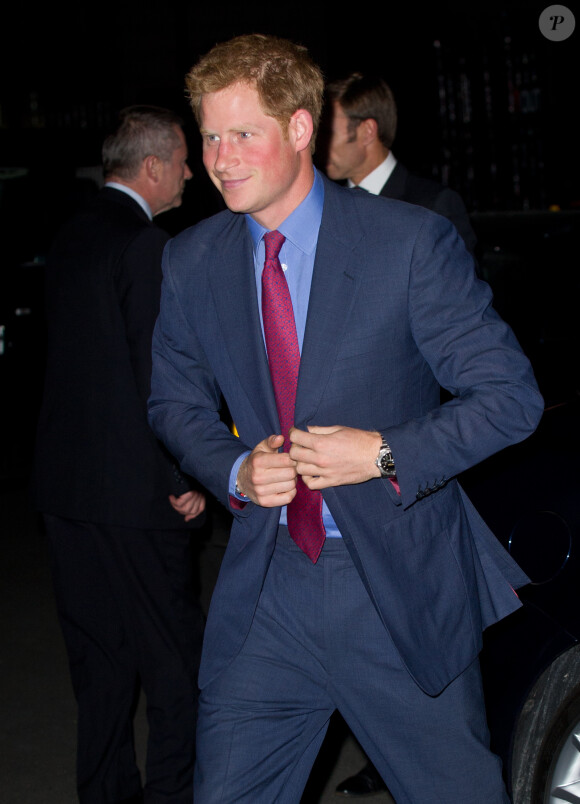 Le prince Harry à la Royal Society à Londres le 26 septembre 2013