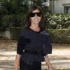 Carine Roitfeld se rend au Musée de l'Orangerie pour assiste au défilé Hermès. Paris, le 2 octobre 2013.