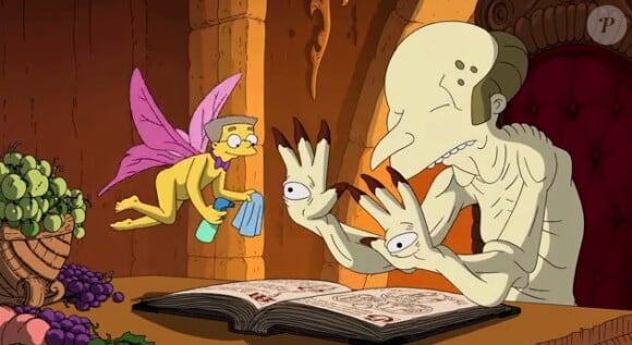 Le Labyrinthe de Pan parodié dans un extrait du 24e Treehouse of Horror dans la série Les Simpson.