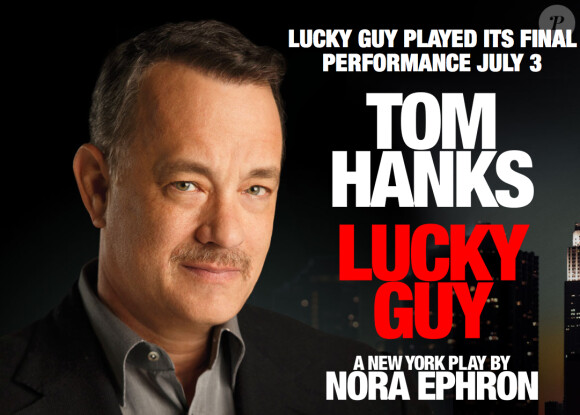 Tom Hanks donnait en 2013 à Broadway Lucky Guy de Nora Ephron, face à son grand ami Peter Scolari.