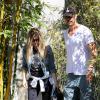 Fergie et Josh Duhamel vont visiter leur maison en travaux à Los Angeles, le 4 octobre 2013.