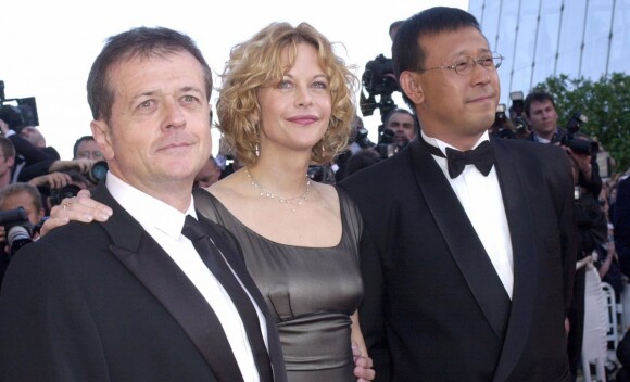 Patrice Chéreau, Meg Ryan et Jiang Wan à Cannes en mai 2003.