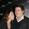 Vanessa Demouy et Philippe Lellouche lors de l'inauguration du restaurant le 'B.O', à la Cité du Cinéma, le 10 Octobre 2013, à Saint-Denis.