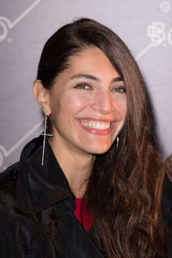 Caterina Murino lors de l'inauguration du restaurant le 'B.O', à la Cité du Cinéma, le 10 Octobre 2013, à Saint-Denis.