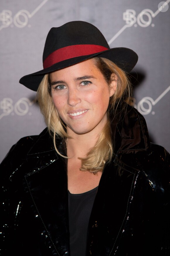 Vahina Giocante lors de l'inauguration du restaurant le 'B.O', à la Cité du Cinéma, le 10 Octobre 2013, à Saint-Denis.