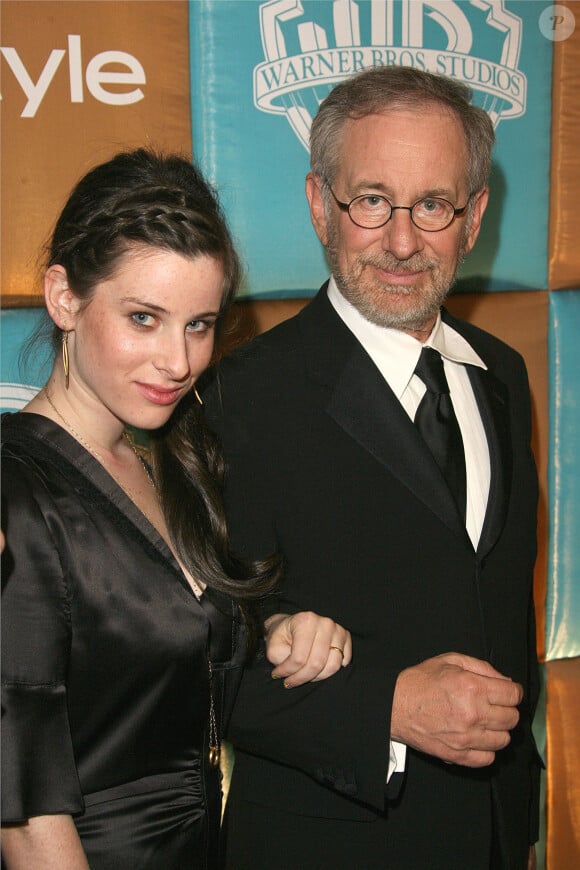 Steven Spielberg et sa fille Sasha à Beverly Hills, le 15 janvier 2007.